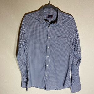 UNTUCKIt Men's Plaid Dress Shirt, Long Sleeve Size Large